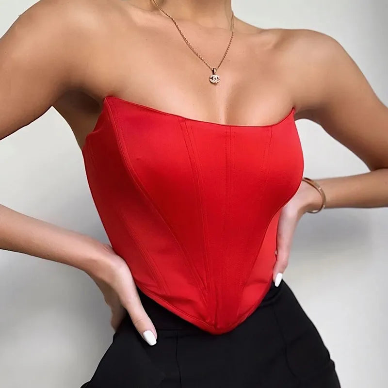 Sarah Off-Shoulder Crop Top